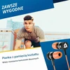 KLIM į ausis įdedamos laidinės ausinės su mikrofonu ir 3,5 mm jungtimi Fusion