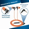 KLIM į ausis įdedamos laidinės ausinės su mikrofonu ir 3,5 mm jungtimi Fusion