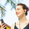KLIM į ausis įdedamos laidinės USB-C ausinės su mikrofonu ir atminties putomis Fusion