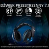 KLIM Impact V2 laidinės žaidimų ausinės su mikrofonu, 7.1 erdviniu garsu, juodos