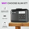 KLIM K7 nešiojamas kasečių grotuvas su MP3 keitikliu ir 32 GB SD kortele