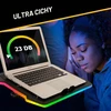 KLIM nešiojamojo kompiuterio aušinimo padėklas Ultimate RGB 11–19 col. M20