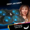 KLIM nešiojamojo kompiuterio aušinimo padėklas su 4 ventiliatoriais ir USB, K3N