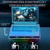 KLIM nešiojamojo kompiuterio aušinimo stovas su 15 ventiliatorių, RGB, 10–17 col., KLV156967