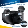 KLIM radijo magnetola su CD grotuvu, Bluetooth, USB, AUX ir kasečių įrašymu KLCD-0582