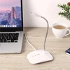 KLIM Talk stalinis vienkryptis USB mikrofonas su USB-A jungtimi, baltas