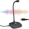 KLIM Talk stalinis vienkryptis USB mikrofonas su USB-A jungtimi