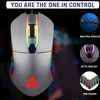 KLIM žaidimų pelė Aim su USB, RGB apšvietimu, 7000 DPI ir 7 mygtukais KLGL-AIM-GRY-1