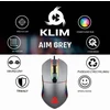 KLIM žaidimų pelė Aim su USB, RGB apšvietimu, 7000 DPI ir 7 mygtukais KLGL-AIM-GRY-1
