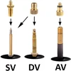 KOHMUI dviračių ventilių adapterių rinkinys 15 vnt. SV, AV ir DV, modelis 22