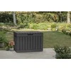 Koll Living lauko daiktadėžė, 190 l, antracito spalvos, polipropilenas, 82,3 × 45 × 57,7 cm, 22633