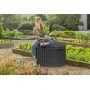 Koll Living lauko daiktadėžė, 190 l, antracito spalvos, polipropilenas, 82,3 × 45 × 57,7 cm, 22633