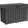 Koll Living lauko daiktadėžė, 190 l, antracito spalvos, polipropilenas, 82,3 × 45 × 57,7 cm, 22633