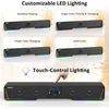 Kompiuterio kolonėlės Jeecoo kompiuterinė garso kolonėlė A40 su Bluetooth ir USB, 10 W, juoda