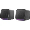 Kompiuterio kolonėlės Mars Gaming 10 W kompiuterinės kolonėlės su RGB apšvietimu, AUX ir USB, MSPRO