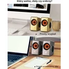 Kompiuterio kolonėlės OROROW 12 W stereofoninės kompiuterinės kolonėlės su USB ir 3,5 mm jungtimis, S206