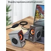 Kompiuterio kolonėlės OROROW 12 W stereofoninės kompiuterinės kolonėlės su USB ir 3,5 mm jungtimis, S206