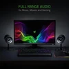 Kompiuterio kolonėlės Razer 2.0 kompiuterinės garsiakalbės su AUX ir USB, 3 colių stiklo pluošto garsiakalbiai, RGB apšvietimas, Nommo Chroma
