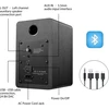 Kompiuterio kolonėlės Sanyun kompiuterinės lentynos garsiakalbiai Bluetooth 5.0, 60 W, aktyvūs, juodi, SW208