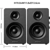 Kompiuterio kolonėlės Sanyun kompiuterinės lentynos garsiakalbiai Bluetooth 5.0, 60 W, aktyvūs, juodi, SW208