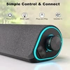 Kompiuterio kolonėlės SOULION kompiuterinė garso kolonėlė soundbar Bluetooth 5.3, 10 W, RGB apšvietimas, R50