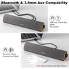 Kompiuterio kolonėlės SOULION kompiuterinė garso kolonėlė soundbar Bluetooth 5.3, 10 W, RGB apšvietimas, R50