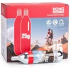 KONG MING CAR CO2 kasetės su sriegiu 16 g/25 g dviračių pompos užpildymui (15 vnt.)