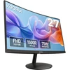 KOORUI lenktas 27 colių Full HD monitorius 75 Hz su HDMI ir VGA, 27N5CA