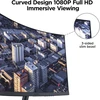KOORUI lenktas 27 colių Full HD monitorius 75 Hz su HDMI ir VGA, 27N5CA
