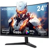 KOORUI lenktas žaidimų monitorius 24 colių Full HD 180 Hz 1 ms 24E6CA