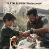 Kospet išmanusis laikrodis Tank M3 49 mm AMOLED ekranas Bluetooth skambinimas IP69K juodas