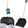 KOTARBAU sniego kastuvas su mediniu kotu ir aliuminio profiliu, 48 cm