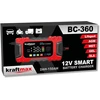 kraftmax akumuliatorių įkroviklis 12 V 6 A su temperatūros kompensavimu BC-360