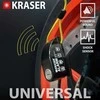 KRASER KR6Y Diskinis užraktas su signalizacija, juodas