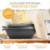 KRUSTENZAUBER ketaus ovalus kepimo puodas su dangčiu, 28 cm, 3,6 l talpa, orkaitei ir indukcijai, KRZ 4