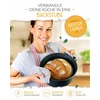 KRUSTENZAUBER ketaus puodas duonos kepimui su dangčiu, 26 cm, 4,7 l, juodas