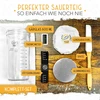 KRUSTENZAUBER rinkinys du krepšeliai tešlos kildinimui su fermentacijos stikline, 600 ml, rataniniai, natūralios spalvos