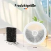 KTNAid kačių gertuvės filtro rinkinys Petkit Solo SE, Solo 2 ir 3 serijoms, 10 vnt., PKF-10
