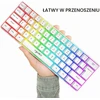 KUIYN 60 % laidinė žaidimų klaviatūra su RGB apšvietimu, 61 klavišo, V700
