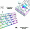 KUIYN 60 % laidinė žaidimų klaviatūra su RGB apšvietimu, 61 klavišo, V700