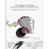 KZ į ausis įdedamos laidinės hibridinės HiFi ausinės su mikrofonu 5BA+1DD ZSX