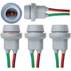L & P Car Design guminiai T10 W5W lemputės lizdai su 10 cm laidu, 4 vnt., B570-A