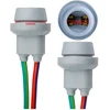 L & P Car Design guminiai T10 W5W lemputės lizdai su 10 cm laidu, 4 vnt., B570-A
