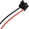 L & P Car Design H7 PX26d lemputės lizdas su 10–12 cm laidu, 6–24 V, 2 vnt., B557-2-2