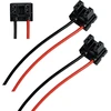 L & P Car Design H7 PX26d lemputės lizdas su 10–12 cm laidu, 6–24 V, 2 vnt., B557-2-2