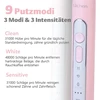 Lächen soninis elektrinis dantų šepetėlis su 9 valymo nustatymais TY-T8-PK