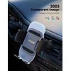 Lamicall automobilinis telefono laikiklis ventiliacijos grotelių tvirtinimui, metalinis, sukiojamas, STCV04-EU-B