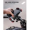 Lamicall dviračio ir motociklo telefono laikiklis su 360° pasukimu, greito atleidimo spaustuku BP07-EU-RD