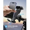 Lamicall dviračio ir motociklo telefono laikiklis, 360° pasukimas, silikoninė apsauga, BCSP20-EU-GY