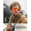 Lamicall fotochrominiai sportiniai akiniai UV400 apsauga, TR90 rėmelis, reguliuojama noselė